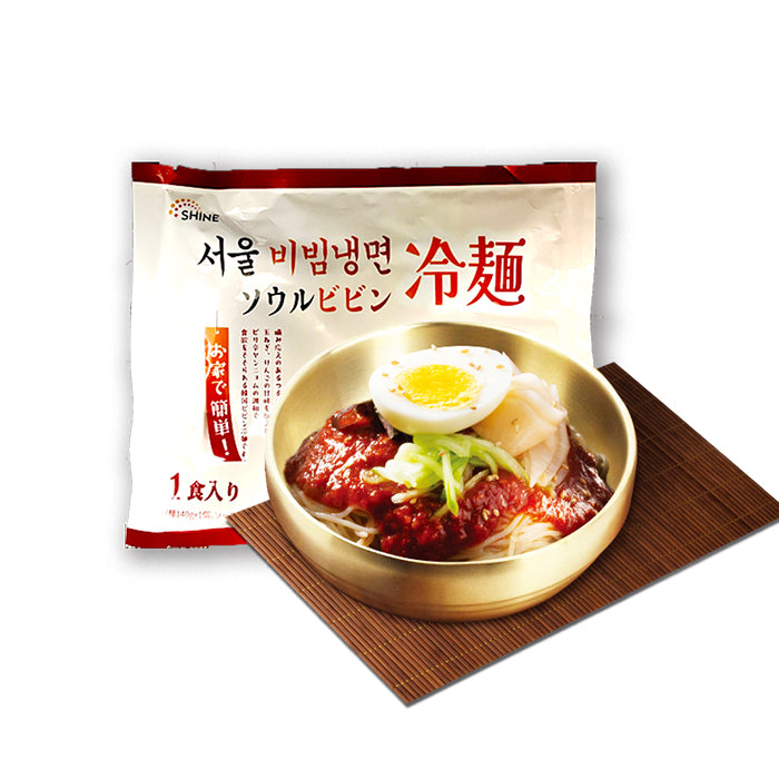 ソウル冷麺 390g & ビビン冷麺 200g 2袋 セット